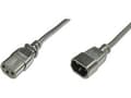 Miniatyrbilde 5 av 5: ASSMANN - Strømforlengelseskabel - IEC 60320 C14 til power IEC 60320 C13 - AC 250 V - 1.2 m - formstøpt - svart