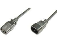 ASSMANN - Strømforlengelseskabel - IEC 60320 C14 til power IEC 60320 C13 - AC 250 V - 1.2 m - formstøpt - svart