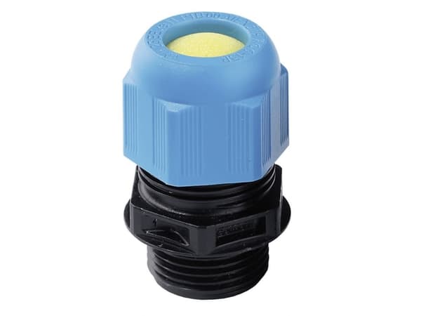 Wiska 10060662 Cable Gland Atex M20 Polyamide Black Ral 9005, Light Blue Ral 5012 1 Pcs