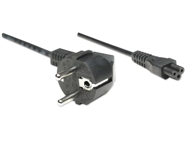Manhattan 371131, 1,8 m, CEE7/4, C5 coupler, 250 V, 10 - 16 A