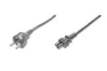 Miniatyrbilde 3 av 5: ASSMANN - Strømkabel - IEC 60320 C5 til power CEE 7/7 (hann) - AC 250 V - 1.8 m - formstøpt - svart