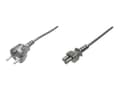 Miniatyrbilde 1 av 5: ASSMANN - Strømkabel - IEC 60320 C5 til power CEE 7/7 (hann) - AC 250 V - 1.8 m - formstøpt - svart