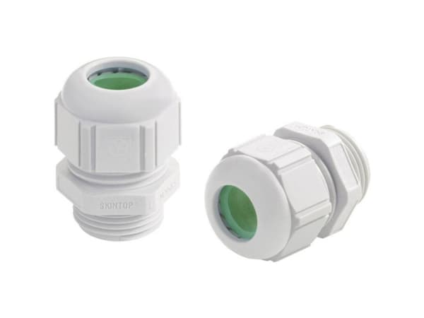 Lapp SKINTOP 53111407, Grå, Elastomeeri, Polyamidi, 100 stk, M12x1.5, IP68, -40 - 100 °C