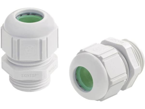 Lapp SKINTOP 53111407, Grå, Elastomeeri, Polyamidi, 100 stk, M12x1.5, IP68, -40 - 100 °C