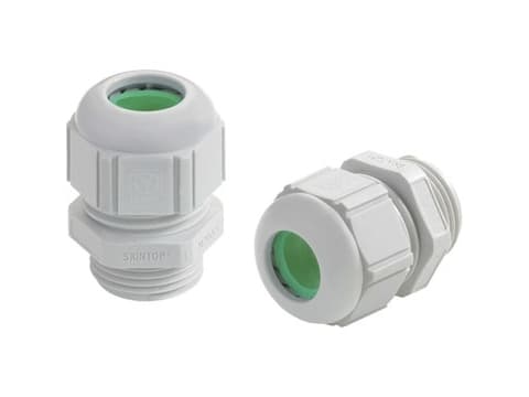 Lapp SKINTOP 53111407, Grå, Elastomeeri, Polyamidi, 100 stk, M12x1.5, IP68, -40 - 100 °C