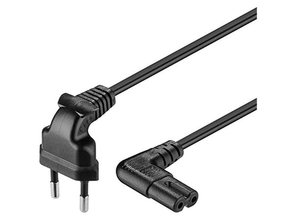 Goobay CEE 7/16 / IEC 60320 C7, 3 m, 3 m, CEE7/16, C7-sulku, 250 V, 2,5 A
