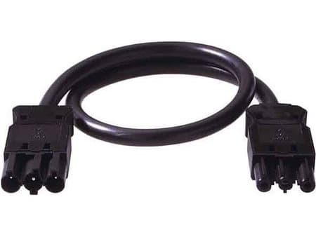 Bachmann - Strømforlengelseskabel - GST18i3 (P) til GST18i3 (R) - 3 m - svart