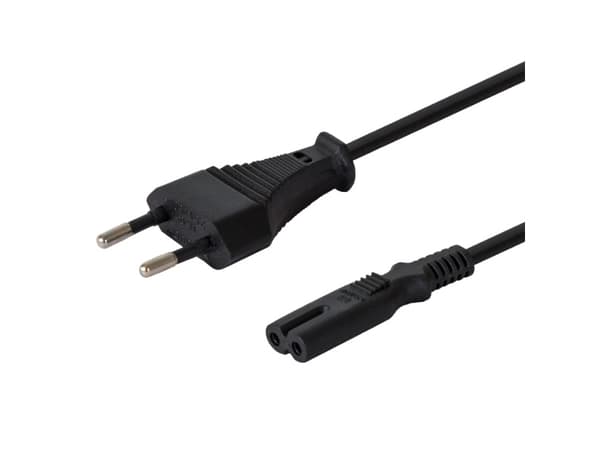 SAVIO CL-97 - Johdinsarja - Europlug (han) til IEC 60320 C7 - 250 V - 5 A - 1,2 m - lajiteltu
