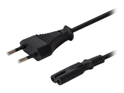 SAVIO CL-97 - Johdinsarja - Europlug (han) til IEC 60320 C7 - 250 V - 5 A - 1,2 m - lajiteltu