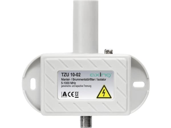 Axing TZU 10-02, 5 - 1006 MHz, Hvit, Plastikk, Hunkjønn/Hunkjønn, 0,5 dB, 167 g