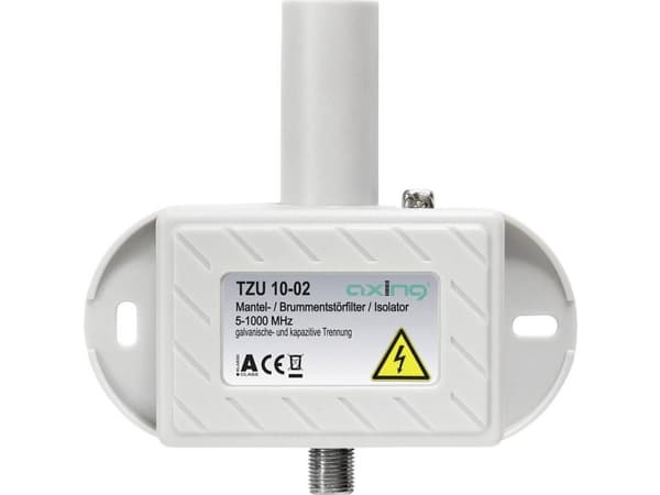 Axing TZU 10-02, 5 - 1006 MHz, Hvit, Plastikk, Hunkjønn/Hunkjønn, 0,5 dB, 167 g