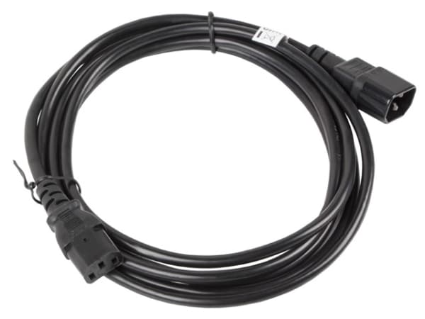 Lanberg - Strømforlengelseskabel - power IEC 60320 C13 til IEC 60320 C14 - 3 m - svart