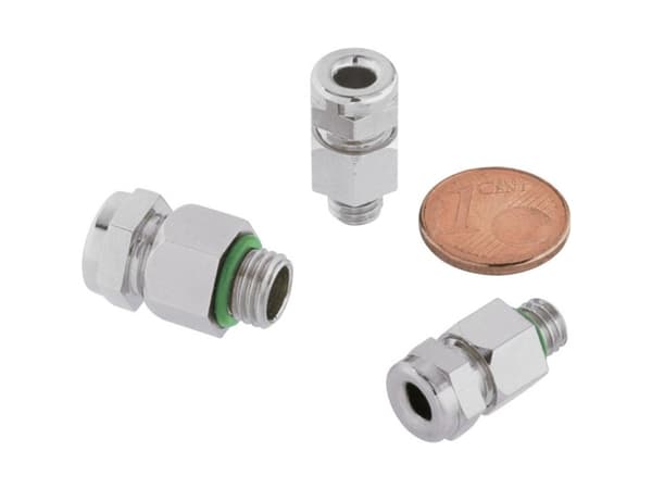 LAPP SKINDICHT® MINI 6 x 1 FKM 52001889 Kabelforskruning M6 Messing Nikkel 1 stk