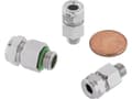 Miniatyrbilde 1 av 2: LAPP SKINDICHT® MINI 6 x 1 FKM 52001889 Kabelforskruning M6 Messing Nikkel 1 stk