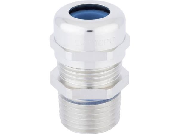 Lapp 53113700, Rustfritt stål, Nickel, Silikon, 100 stykker, Rett, NPT 1/4", 1,5 cm