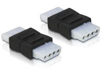 Delock - Strømkoblingsadapter - 4-pin intern strøm (hunn) til 4-pin intern strøm (hunn)