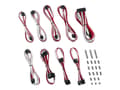 Pikkukuva 2 / 5: Cablemod CM-RTS-CKIT-NKWR-R, Punainen, Valkoinen, 260 mm, 180 mm, 65 mm, 900 g, Laatikko