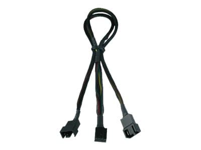GELID Silent PWM Y Cable - Strömdelare för fläkt - 4-stifts PWM (hona) till 4-stifts PWM (hane) - 35 cm
