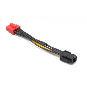 Akasa AK-CB052 - Strömadapter - 6-stifts PCIe-ström till 8-stifts PCIe-ström - 10 cm