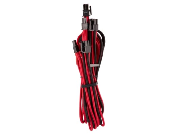 Corsair CP-8920254, 0,65 m, PCI-E (8-pin), 2 x PCI-E(6+2 pin), Uros, Uros, Suora