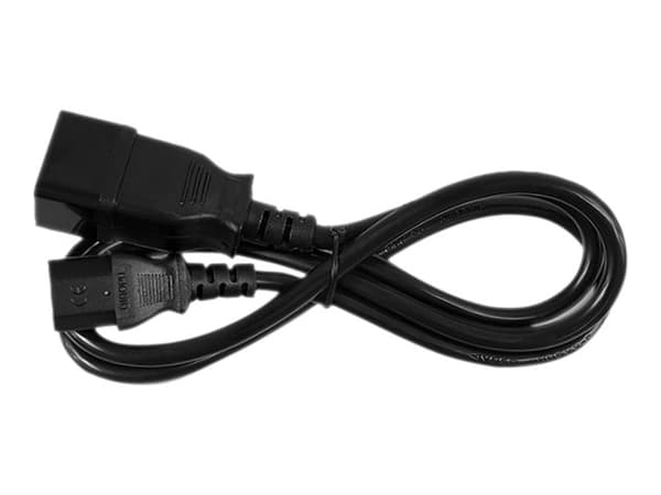 Qoltec - Strømkabel - IEC 60320 C20 til power IEC 60320 C13 - AC 250 V - 10 A - 1.2 m