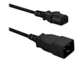 Miniatyrbilde 1 av 5: Qoltec - Strømkabel - IEC 60320 C20 til power IEC 60320 C13 - AC 250 V - 10 A - 1.2 m