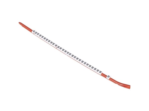 TE Connectivity STD03W-V Mærkningsclip Påtrykt V Udvendigt diameter-område 1.90 til 2.65 mm 875154-000