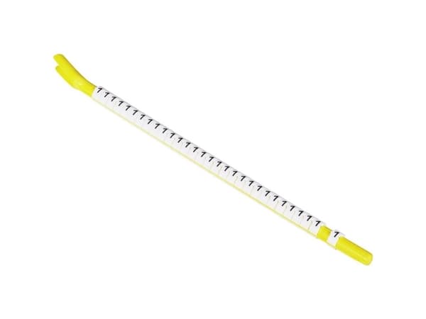 TE Connectivity STD02W-2 Mærkningsclip Påtrykt 2 Udvendigt diameter-område 1 til 1.80 mm 341158-000