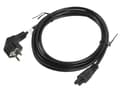 Pikkukuva 5 / 5: Lanberg - Strømkabel - CEE 7/7 (han) vinklet til IEC 60320 C5 - 3 m - lajitelma