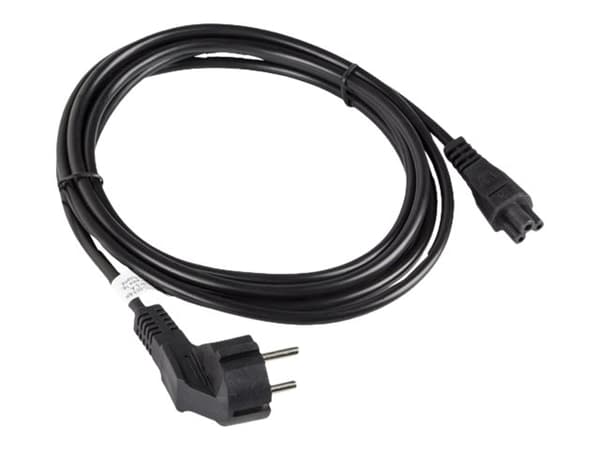 Lanberg - Strømkabel - CEE 7/7 (han) vinklet til IEC 60320 C5 - 3 m - lajitelma