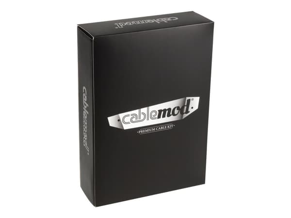 CableMod Classic ModMesh C-Series RMi & RMx Cable Kit - Strømkabelsett - svart, rød