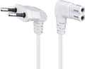 Miniatyrbilde 3 av 3: Goobay Euro plug/C7, 5 m, 5 m, CEE7/16, C7 kopling, 250 V, 2.5 A