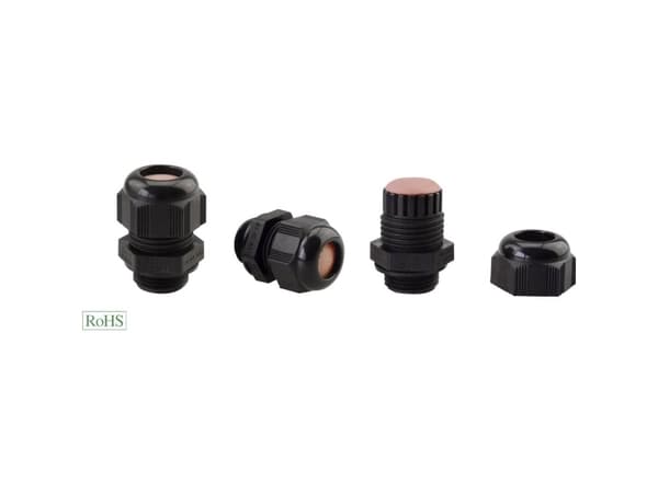 HELUKABEL 906699, Sort, Polyamid, 10 stykker, M50, 3,8 cm, IP66, IP68