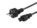 Miniatyrbilde 4 av 5: SAVIO CL-81 - Strømkabel - power CEE 7/7 (hann) til IEC 60320 C5 - 1.8 m