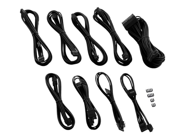 CableMod PRO Series ModMesh C-Series AXi/HXi/RM kaapelipaketti - Kaapelipaketti - formet - sortti