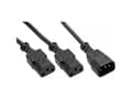 Pikkukuva 2 / 4: InLine 4043718012893, 1,8 m, C14 liitin, 2 x C13 liitin