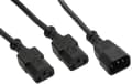 Pikkukuva 1 / 4: InLine 4043718012893, 1,8 m, C14 liitin, 2 x C13 liitin