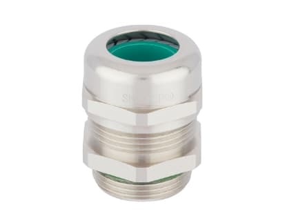 Lapp 53112575, Vihreä, Ruostumaton teräs, Nikkeli, Silikoni, 10 kpl, Suora, M40x1.5, 9 mm