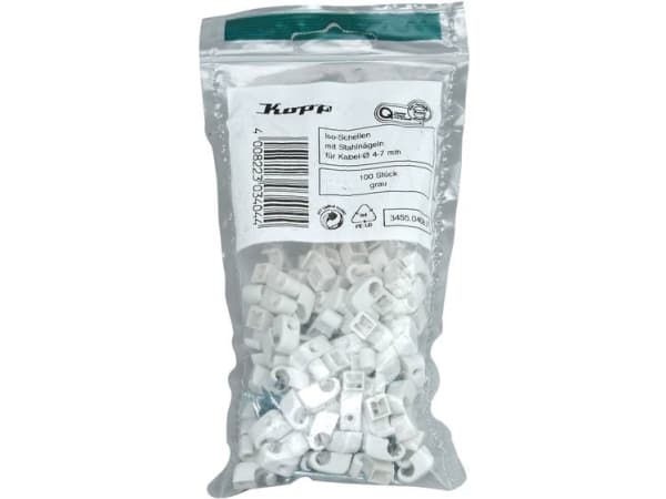 Kopp 345504087, Grå, 100 kappaletta