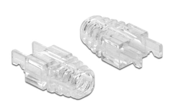 Delock - Nätverkskabelsko - transparent (paket om 20)