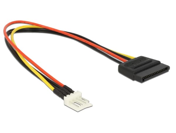 Delock - Strømkabel - 4-pin mini-strømkontakt (hann) til SATA-strøm (hann) - 24 cm