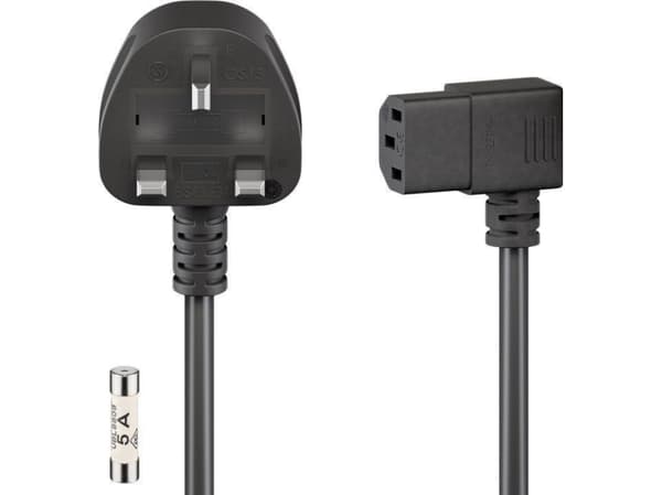 Goobay 45767, 2 m, Virtapistoke tyyppi G, C13 liitin, H03VV-F, 230 - 250 V