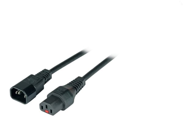 EFB Elektronik EK601SW.0,5, 0,5 m, C14-liitin, C13-liitin, 250 V, 10 A