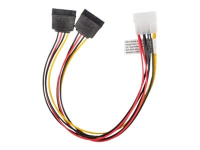 Lanberg - Strömadapter - 4 pin intern effekt (hane) till SATA-ström (hona) - 30 cm