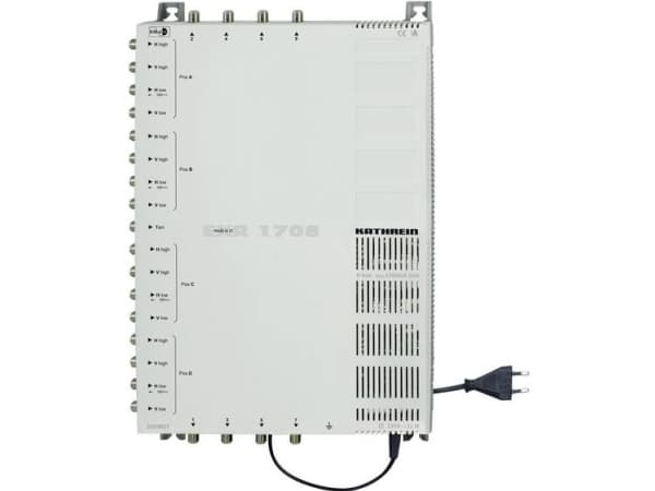 Kathrein EXR 1542, 5 lähtöä, 2 tuloa, 1284 - 1632 MHz, 950 - 2150 MHz, 5 - 862 MHz, 5 dB