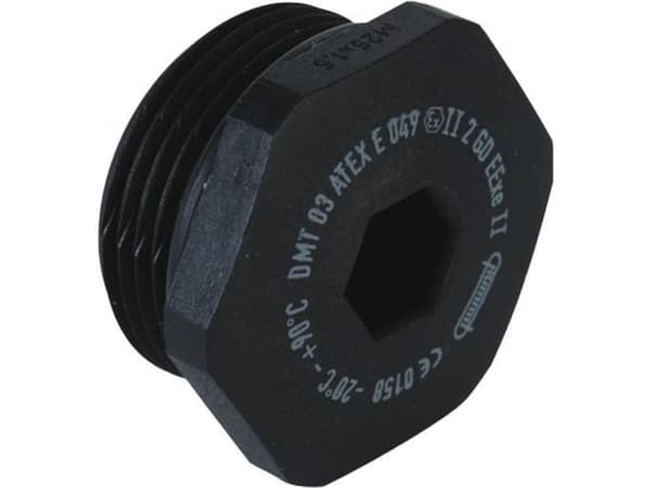 Kaiser Elektro 8841.17 Blindprop M16 Plastic Sort 1 stk