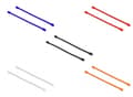 Miniatyrbilde 2 av 2: Delock Cable Ties flexible - Kabellissesett - 25 cm - svart, hvit, blå, rød, oransje