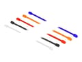 Miniatyrbilde 1 av 2: Delock Cable Ties flexible - Kabellissesett - 25 cm - svart, hvit, blå, rød, oransje