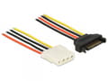 Pikkukuva 5 / 5: DeLOCK 60136, 0,2 m, SATA 15-pinninen, Molex (4-pin), Uros, Naaras, Suora