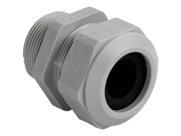 Kaiser 1572.10.040, Grå, Fiberglass, M10, IP68, -30 - 100 °C, 10 mm